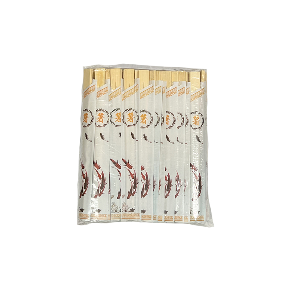 BACHETTE BAMBU BIANCO23CM 100X10PZ 白封套竹筷